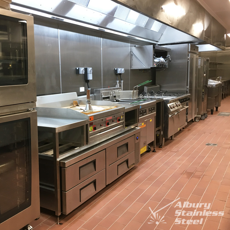 Albury Stainless Steel - Hospitality Kitchen Designs at ...